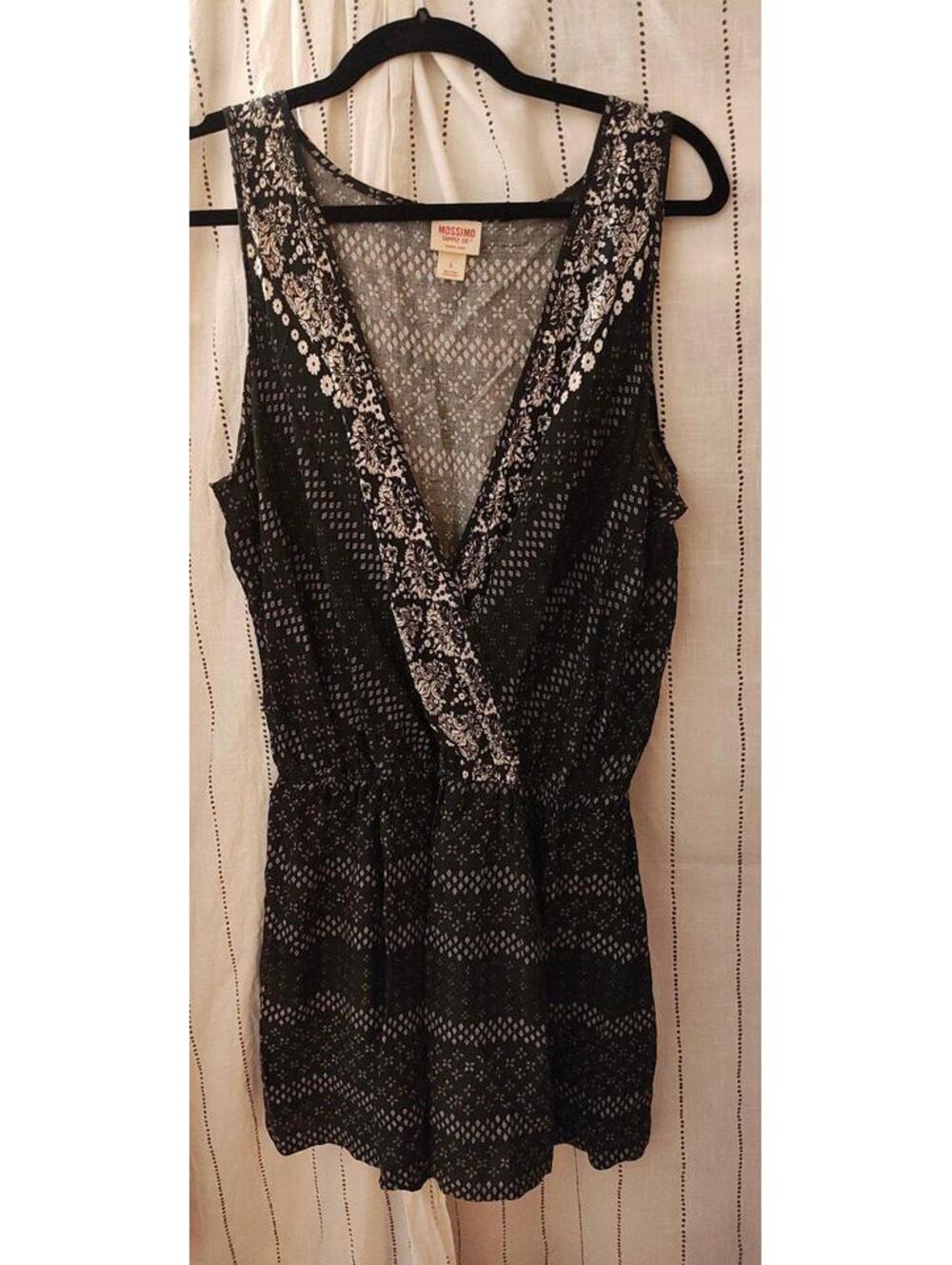 Mossimo Low Cut Short Dress / Long Blouse - Women's Large